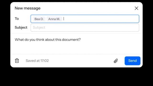 New message